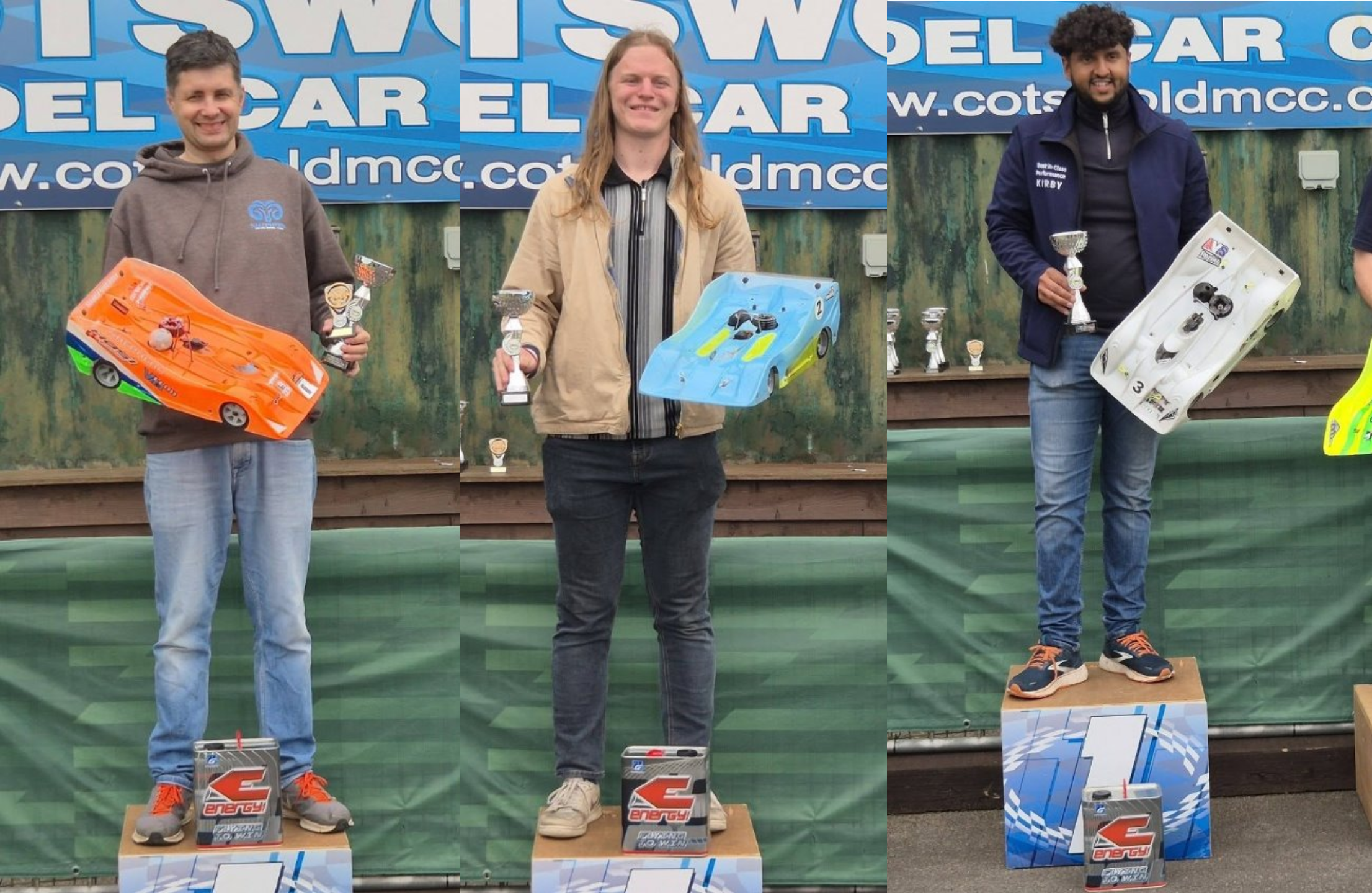 3x 1st place finish at Cotswold Model Car Club